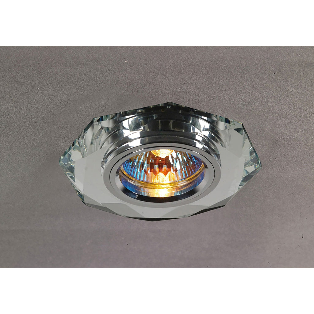 IL30814CH Crystal Downlight Octagonal Rim Only Clear Cut Out: 62mm