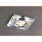 IL30812CH Crystal Downlight Chamfered Square Rim Only Clear Cut Out: 62mm