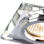 IL30812CH Crystal Downlight Chamfered Square Rim Only Clear Cut Out: 62mm