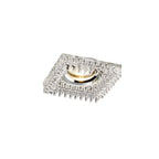 IL30834CH Crystal Downlight Square Square Crystals Perimeter Rim Only Clear Cut Out: 62mm