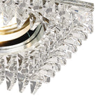 IL30834CH Crystal Downlight Square Square Crystals Perimeter Rim Only Clear Cut Out: 62mm