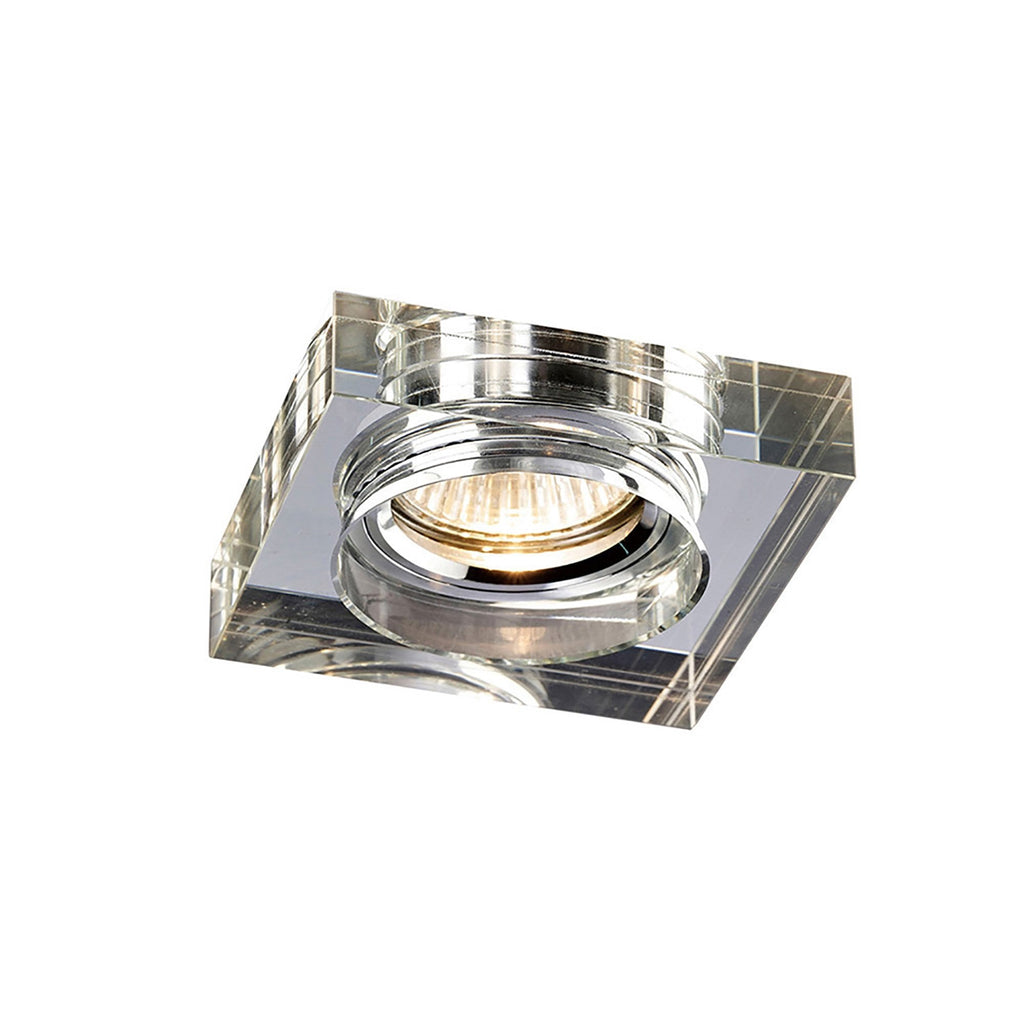 IL30822CH Crystal Downlight Deep Square Rim Only Clear Cut Out: 62mm