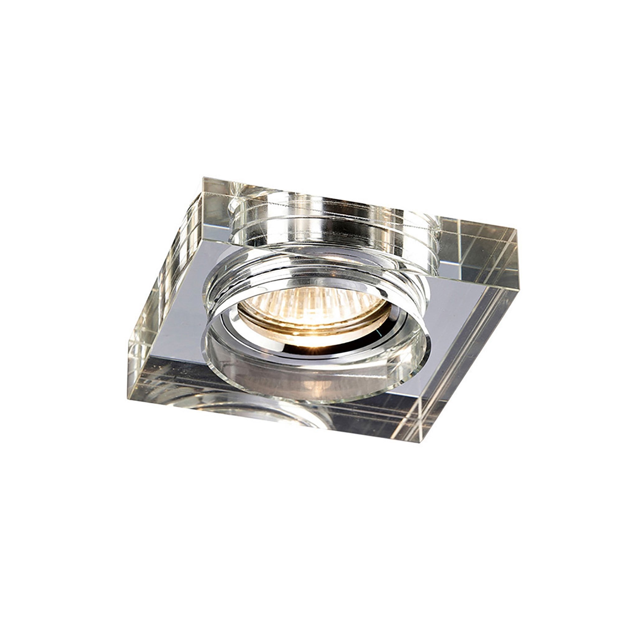 IL30822CH Crystal Downlight Deep Square Rim Only Clear Cut Out: 62mm