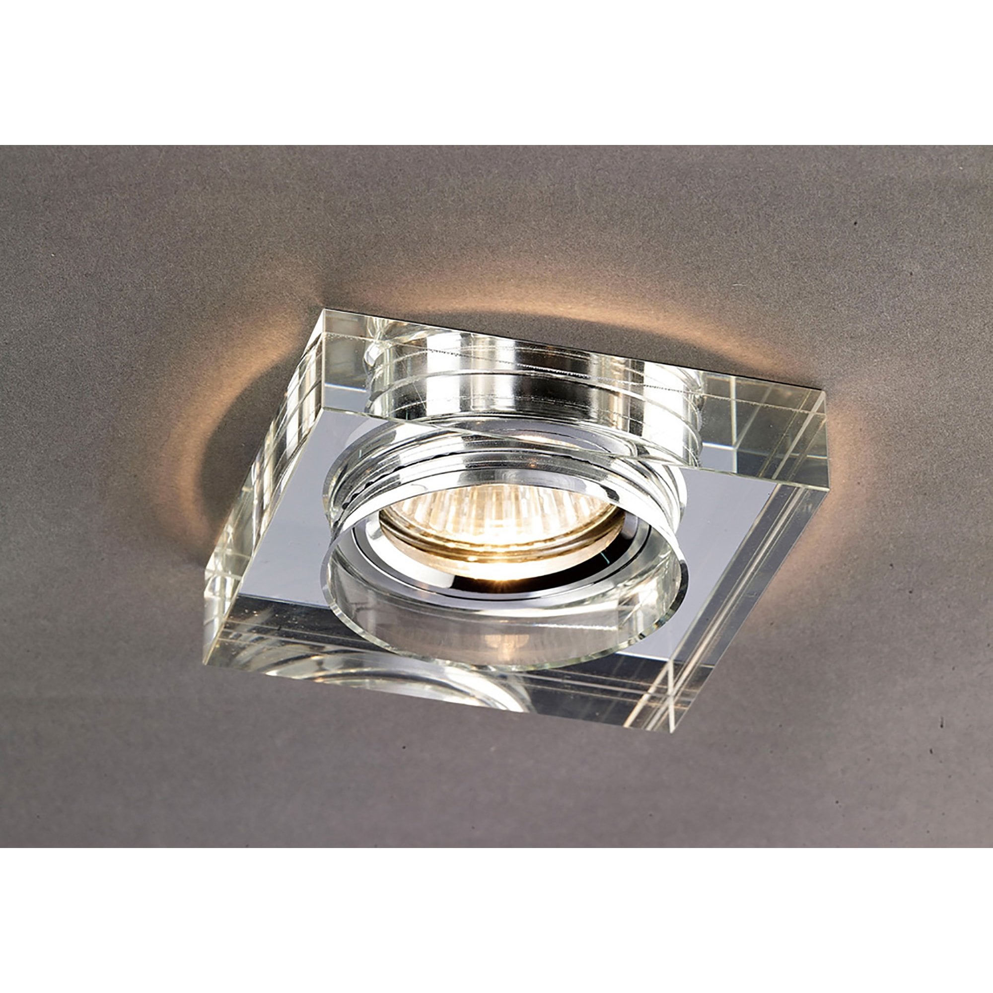 IL30822CH Crystal Downlight Deep Square Rim Only Clear Cut Out: 62mm