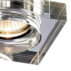 IL30822CH Crystal Downlight Deep Square Rim Only Clear Cut Out: 62mm