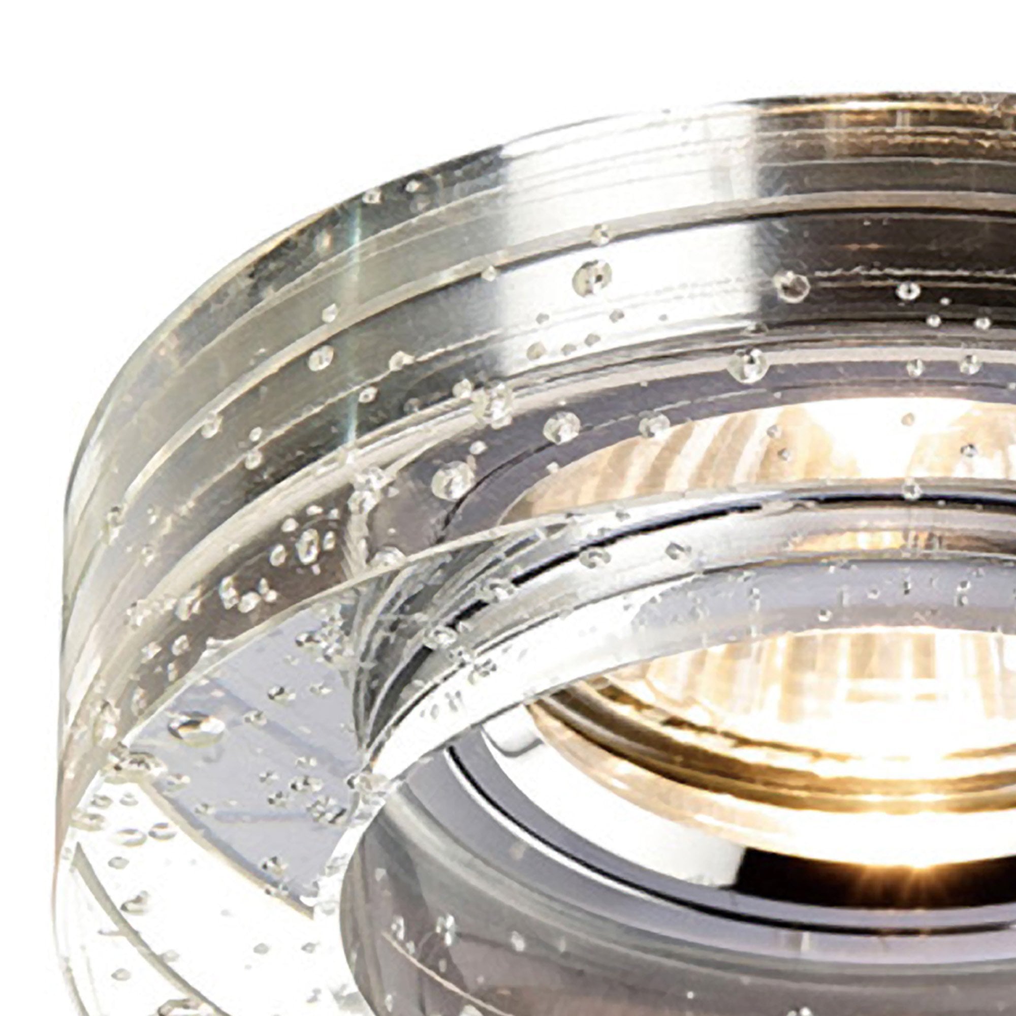 IL30831CH Crystal Bubble Downlight Round Rim Only Clear Cut Out: 62mm