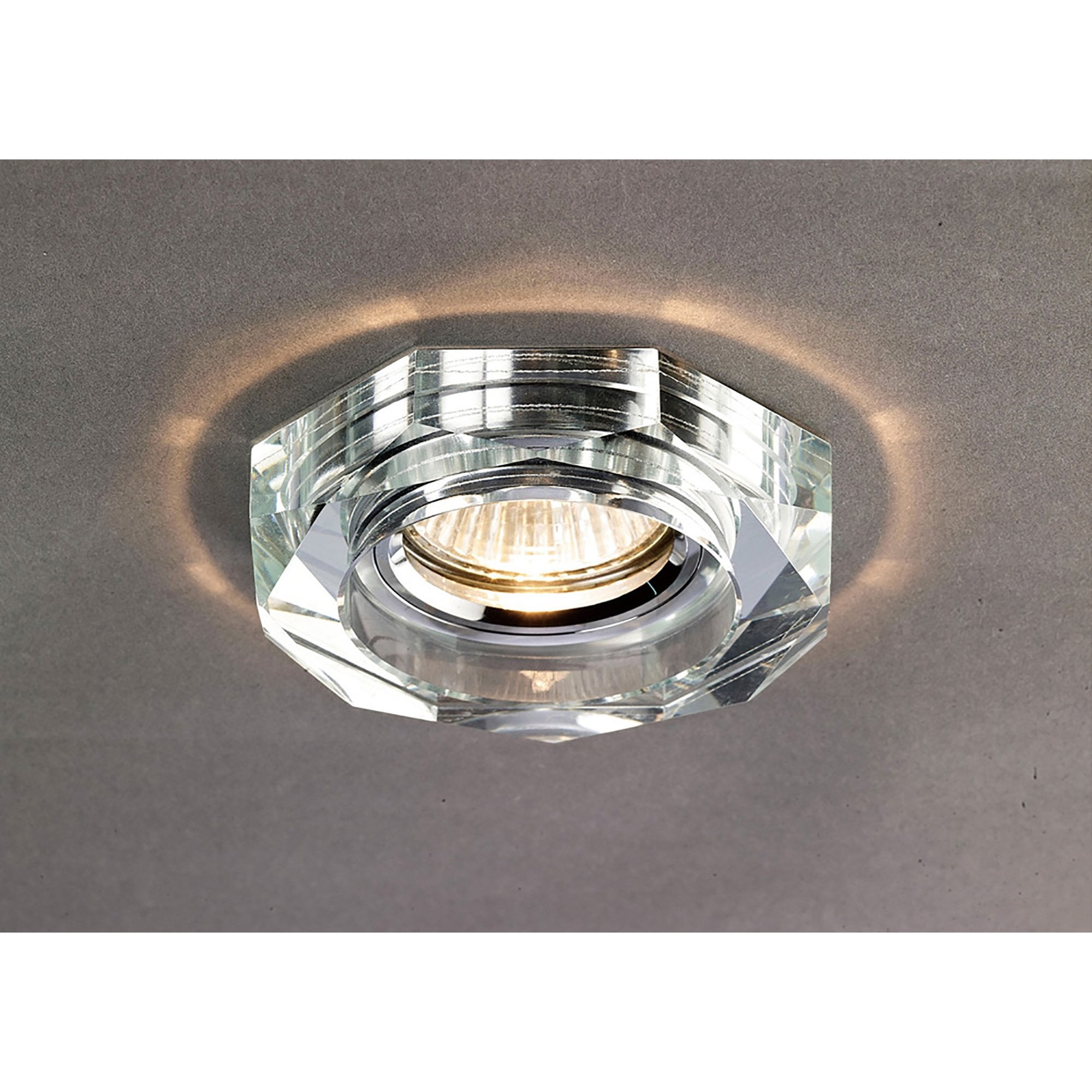 IL30823CH Crystal Downlight Deep Octagonal Rim Only Clear Cut Out: 62mm