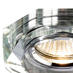 IL30823CH Crystal Downlight Deep Octagonal Rim Only Clear Cut Out: 62mm