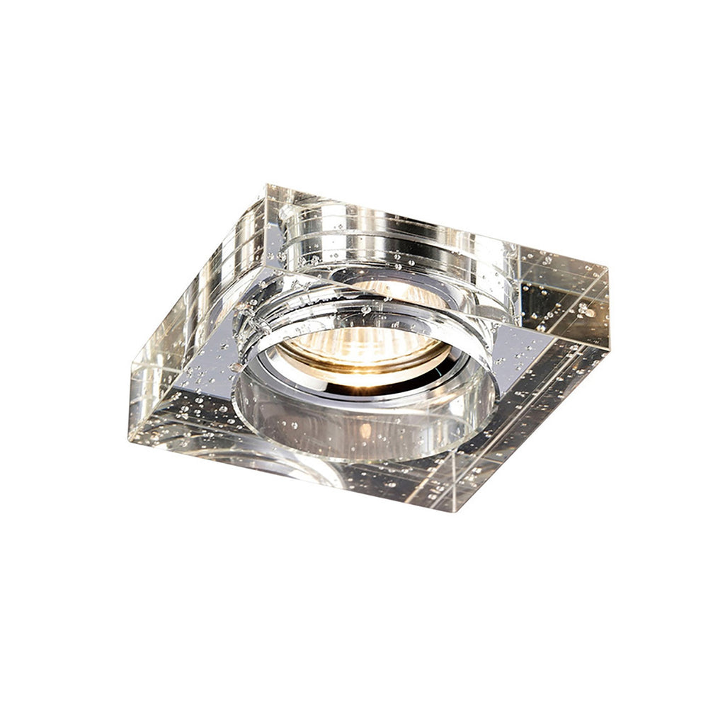 IL30832CH Crystal Bubble Downlight Square Rim Only Clear Cut Out: 62mm