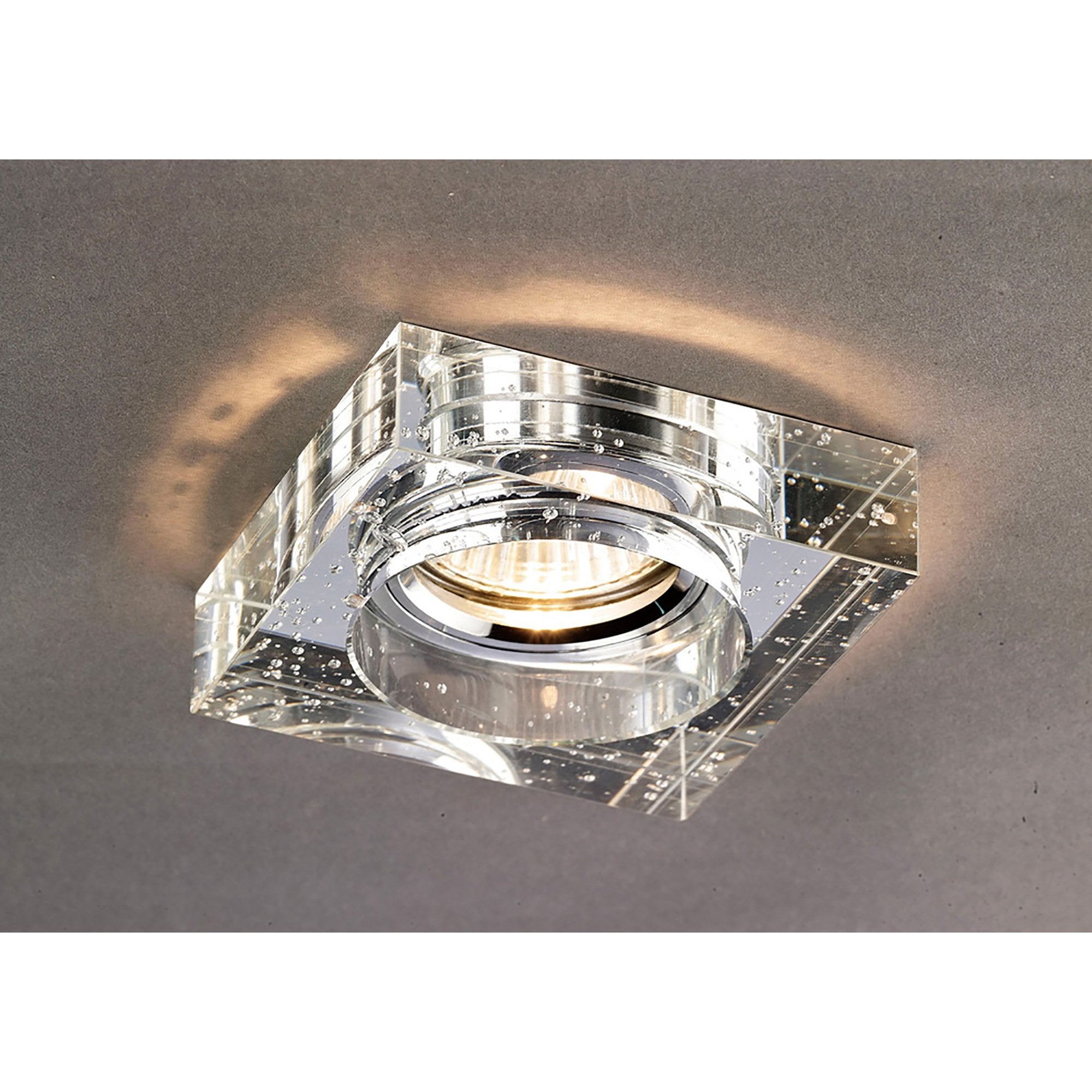 IL30832CH Crystal Bubble Downlight Square Rim Only Clear Cut Out: 62mm
