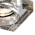 IL30832CH Crystal Bubble Downlight Square Rim Only Clear Cut Out: 62mm