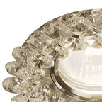 IL30805CH Crystal Cluster Downlight Round Rim Only Polished Chrome/Clear Cut Out: 62mm