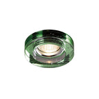 IL30831GR Crystal Bubble Downlight Round Rim Only Green Cut Out: 62mm