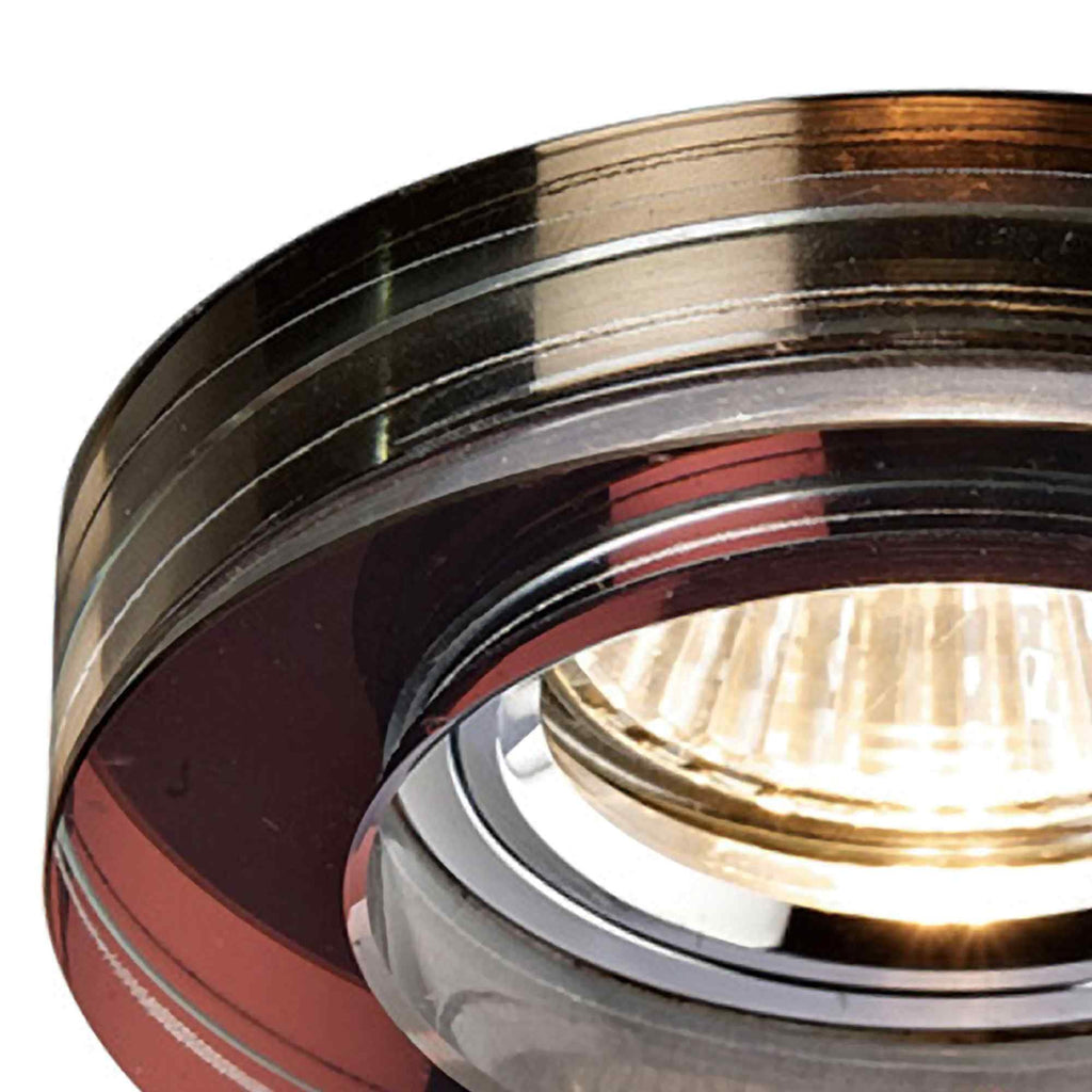 IL30821PU Crystal Downlight Deep Round Rim Only Purple Cut Out: 62mm