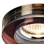 IL30821PU Crystal Downlight Deep Round Rim Only Purple Cut Out: 62mm