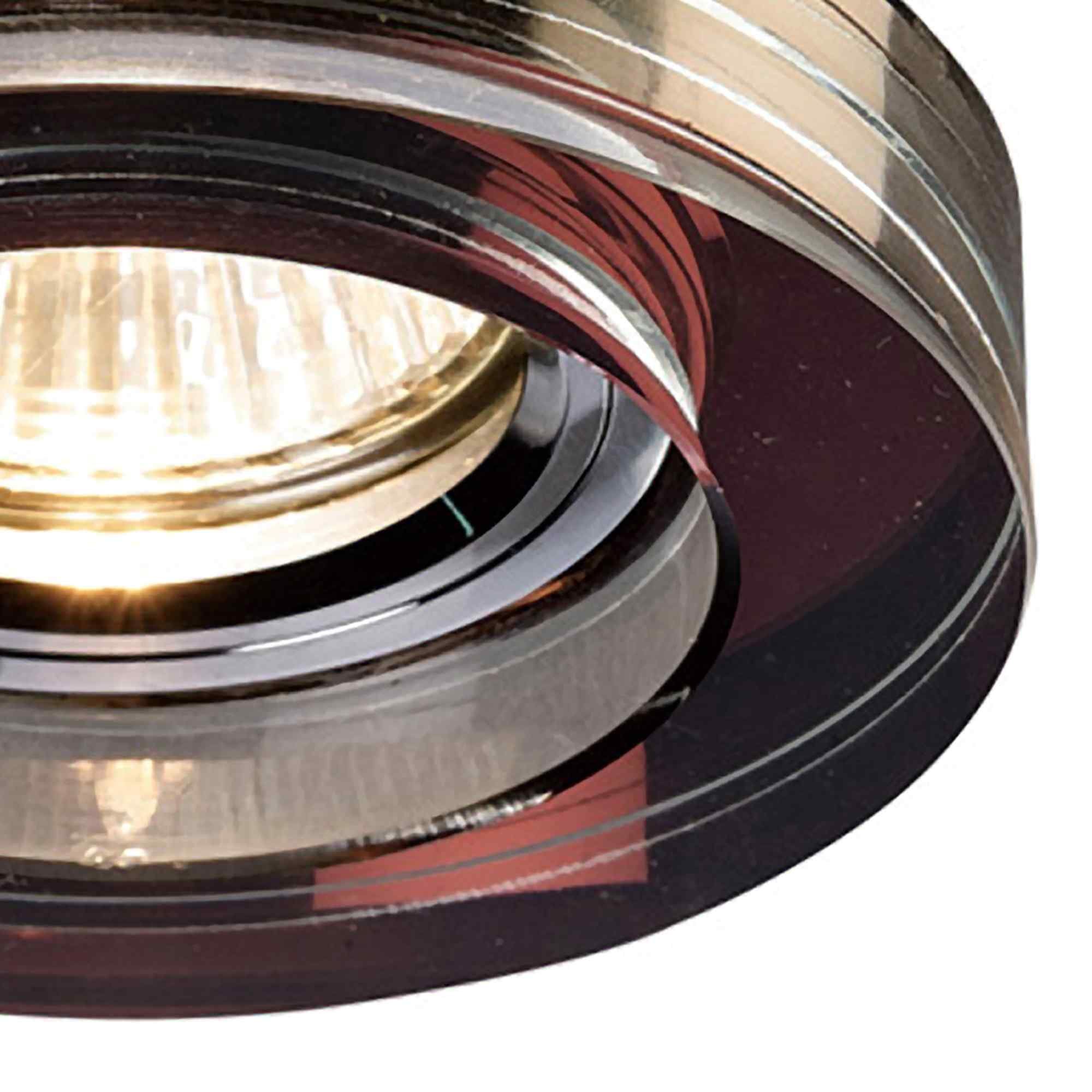 IL30821PU Crystal Downlight Deep Round Rim Only Purple Cut Out: 62mm