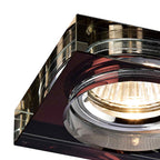 IL30822PU Crystal Downlight Deep Square Rim Only Purple Cut Out: 62mm