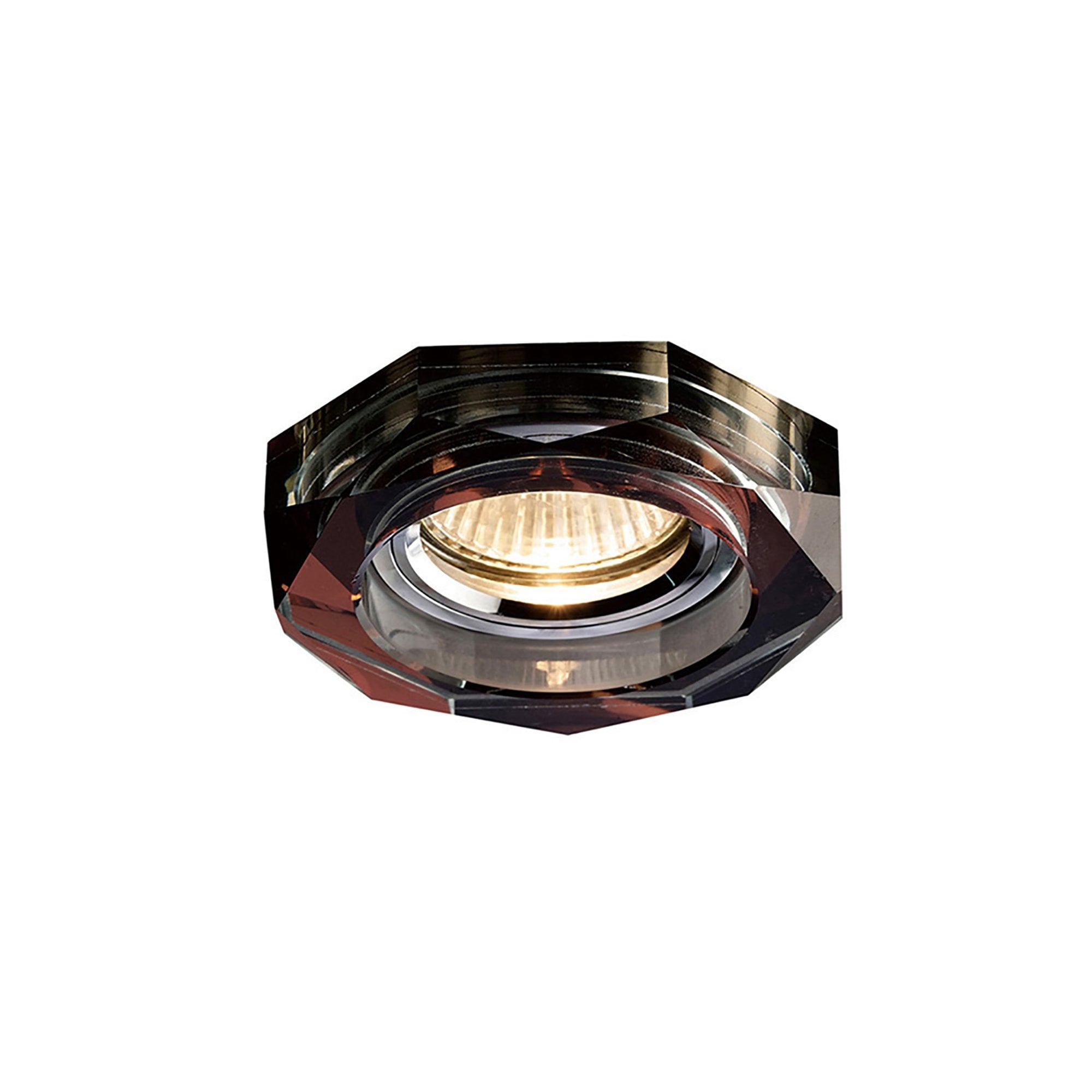 IL30823PU Crystal Downlight Deep Octagonal Rim Only Purple Cut Out: 62mm