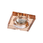 IL30822RG Crystal Downlight Deep Square Rim Only Rose Gold Cut Out: 62mm