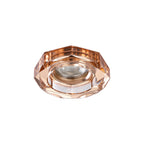 IL30823RG Crystal Downlight Deep Octagonal Rim Only Rose Gold Cut Out: 62mm