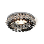 IL30805SM Crystal Cluster Downlight Round Rim Only Clear/Smoked Cut Out: 62mm