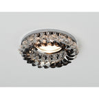 IL30805SM Crystal Cluster Downlight Round Rim Only Clear/Smoked Cut Out: 62mm