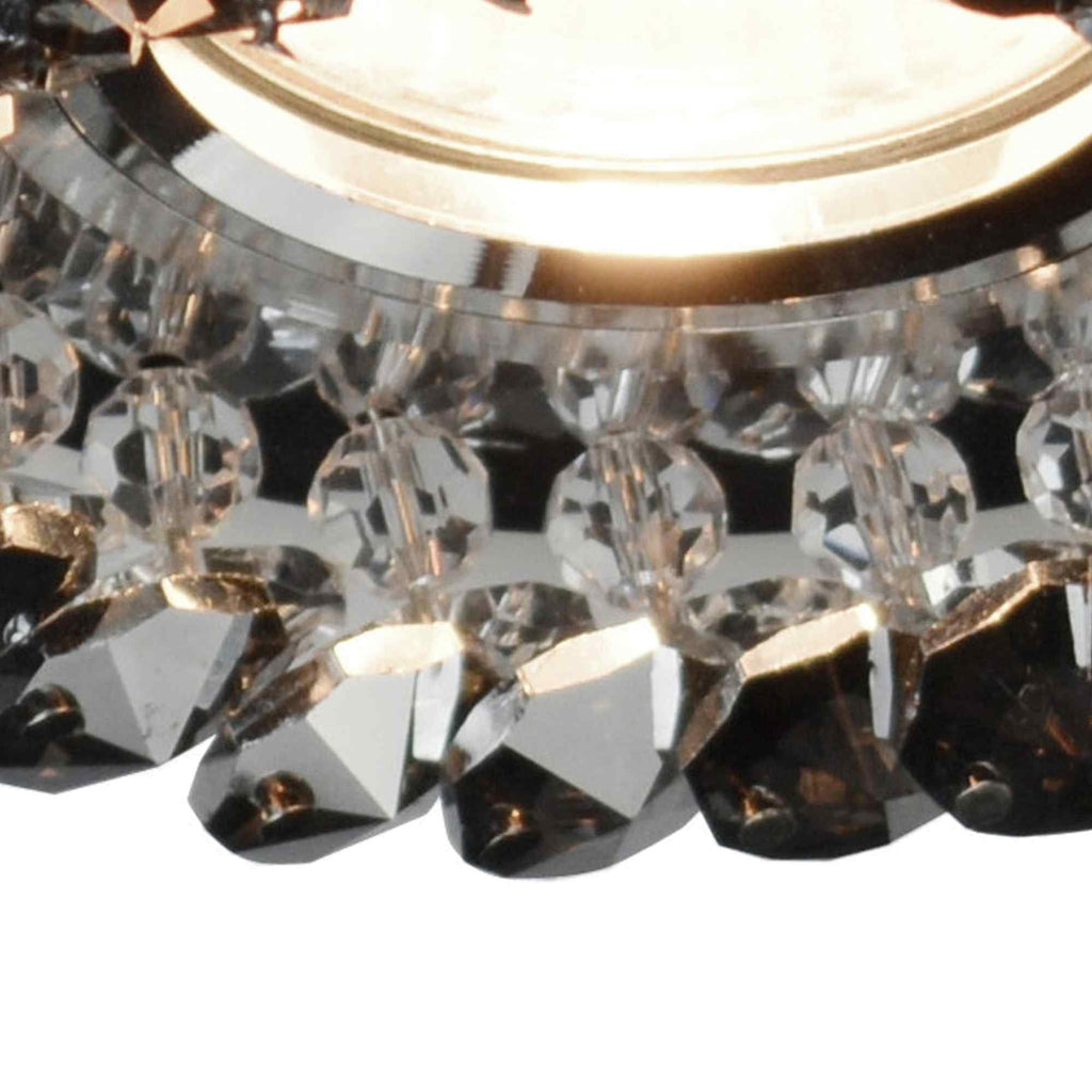 IL30805SM Crystal Cluster Downlight Round Rim Only Clear/Smoked Cut Out: 62mm