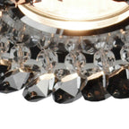 IL30805SM Crystal Cluster Downlight Round Rim Only Clear/Smoked Cut Out: 62mm