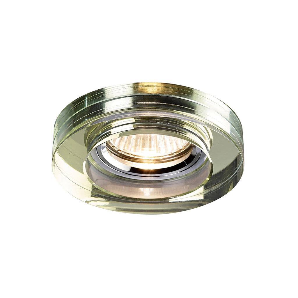 IL30821WI Crystal Downlight Deep Round Rim Only White Wine Cut Out: 62mm