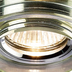 IL30821WI Crystal Downlight Deep Round Rim Only White Wine Cut Out: 62mm