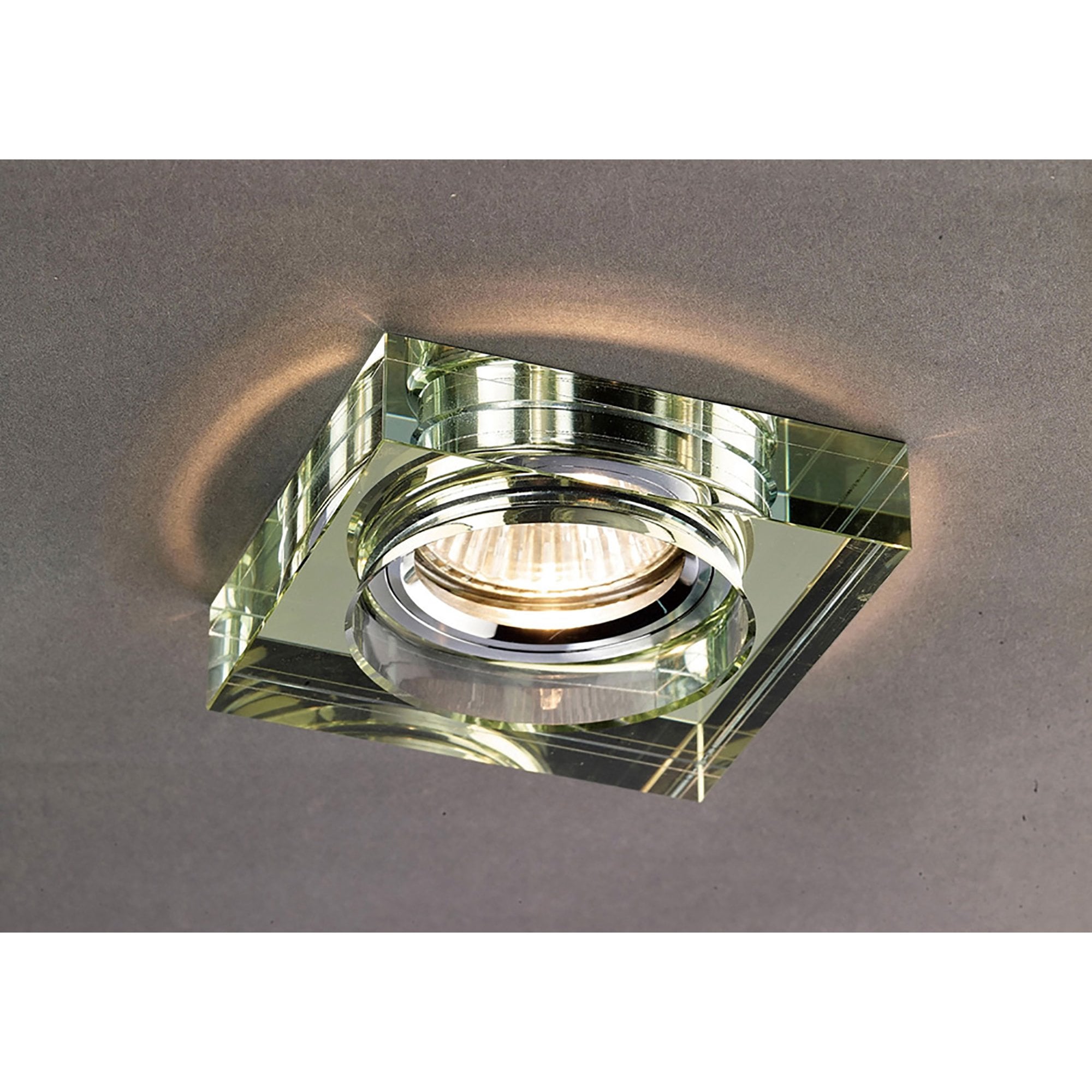IL30822WI Crystal Downlight Deep Square Rim Only White Wine Cut Out: 62mm