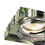 IL30822WI Crystal Downlight Deep Square Rim Only White Wine Cut Out: 62mm