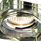 IL30822WI Crystal Downlight Deep Square Rim Only White Wine Cut Out: 62mm