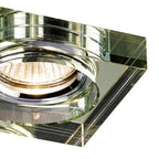 IL30822WI Crystal Downlight Deep Square Rim Only White Wine Cut Out: 62mm