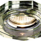 IL30823WI Crystal Downlight Deep Octagonal Rim Only White Wine Cut Out: 62mm