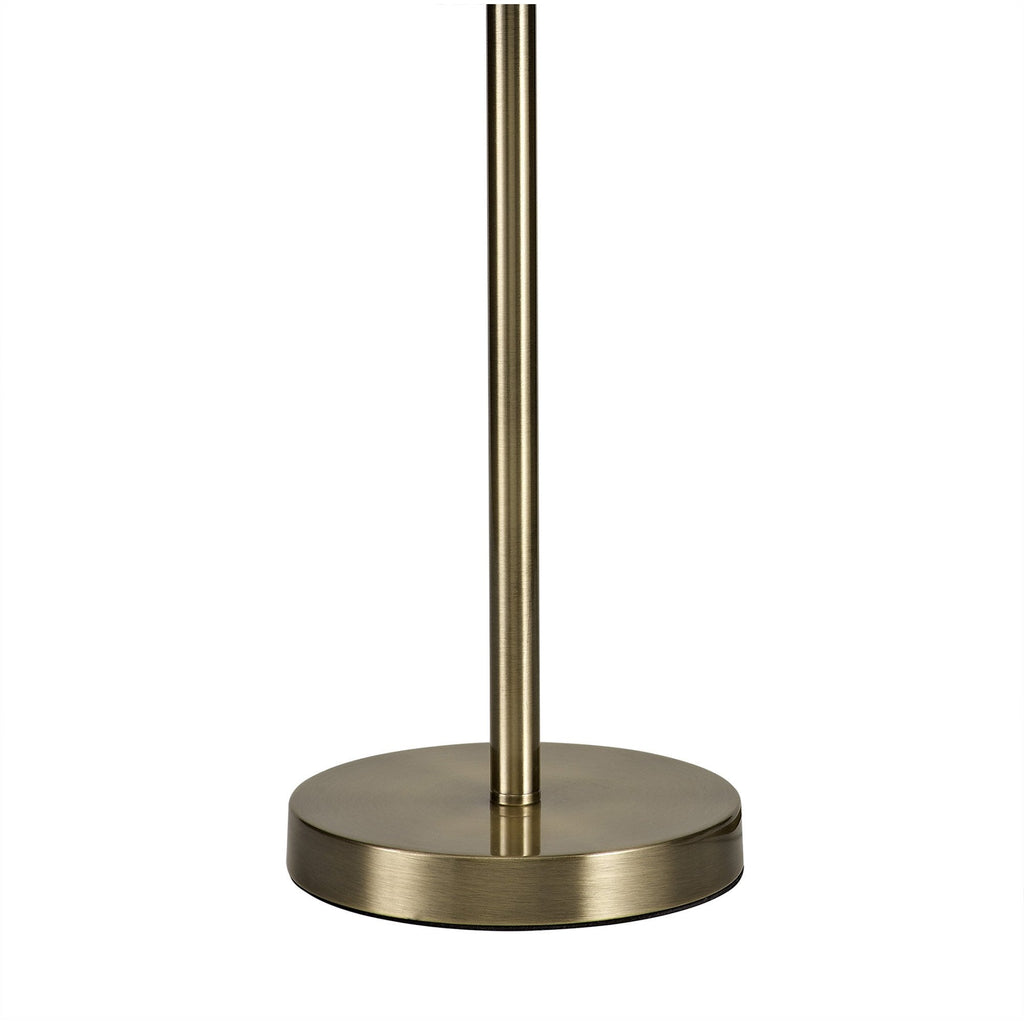 IL31097 Eaton Table Lamp 3 Light E14 Antique Brass/Glass