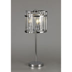 IL31087 Eaton Table Lamp 3 Light E14 Polished Chrome/Glass