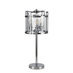 IL31087 Eaton Table Lamp 3 Light E14 Polished Chrome/Glass