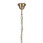 IL31758 Freida Pendant Ivory Cream Shade 6 Light E14 French Gold/Crystal