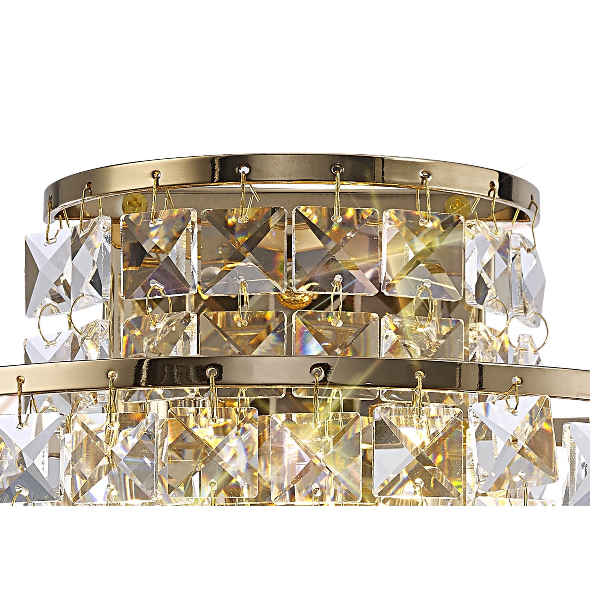 IL31810 Maddison Wall Lamp 2 Light G9 French Gold/Crystal