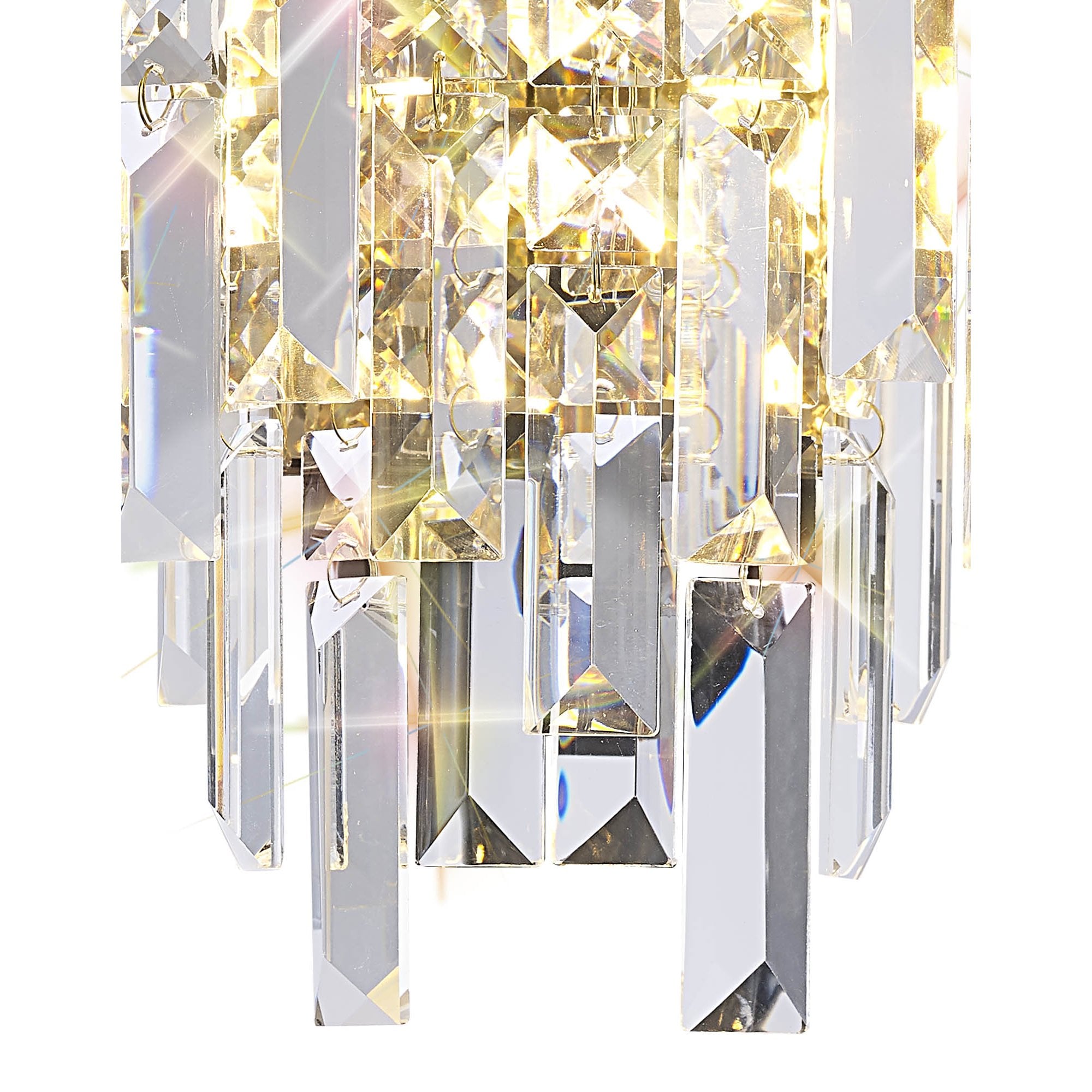 IL31810 Maddison Wall Lamp 2 Light G9 French Gold/Crystal