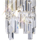 IL31813 Maddison Pendant Cylinder 2 Light G9 French Gold/Crystal (S)