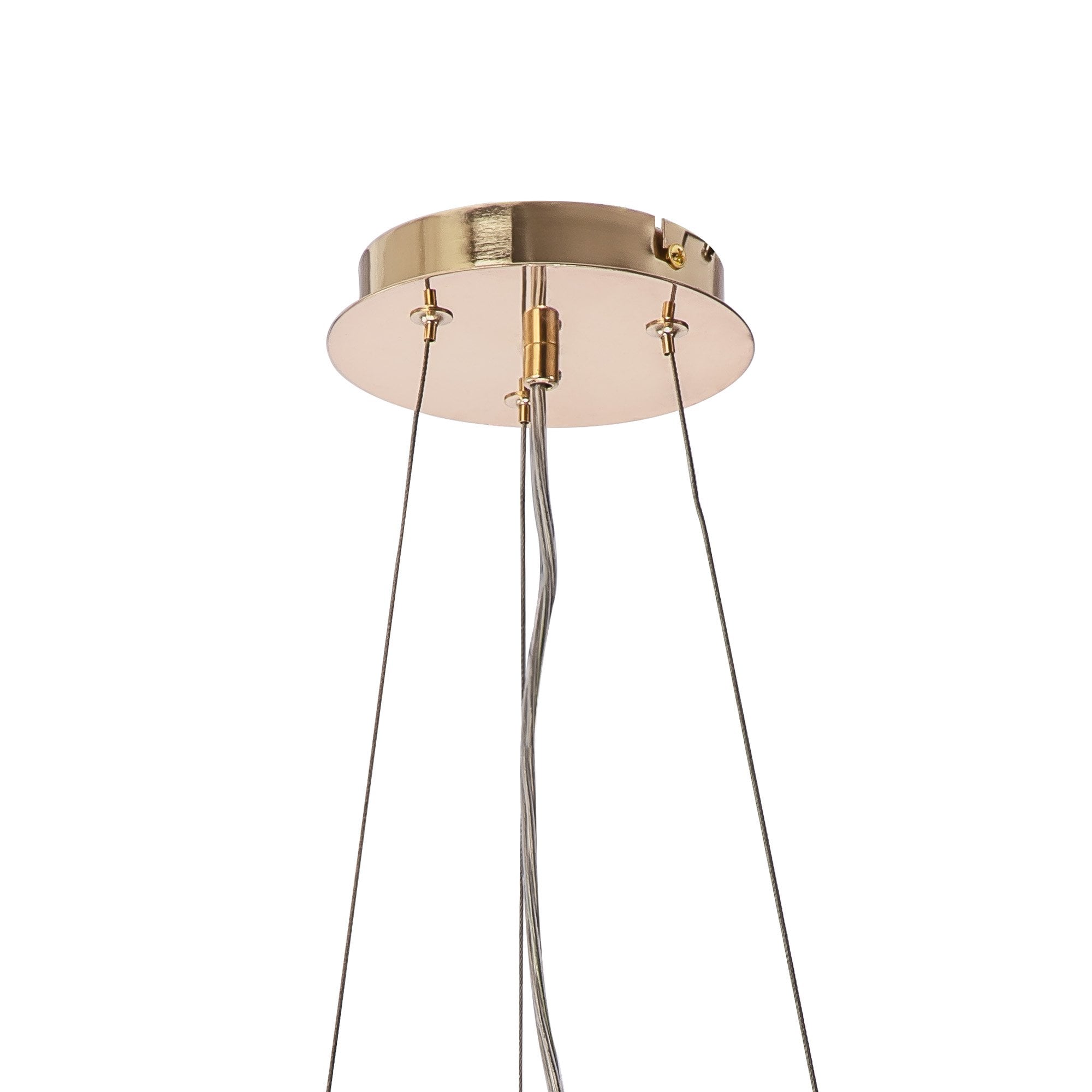 IL31814 Maddison Pendant Round 6 Light G9 French Gold/Crystal
