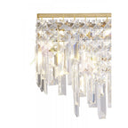 IL31815 Maddison Pendant Linear 6 Light G9 French Gold/Crystal