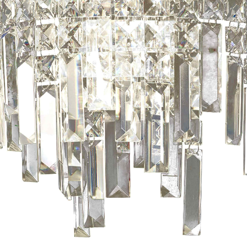 IL30250/IP Maddison Bathroom Wall Lamp 2 Light G9 Polished Chrome/Crystal
