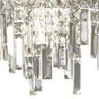IL30250/IP Maddison Bathroom Wall Lamp 2 Light G9 Polished Chrome/Crystal