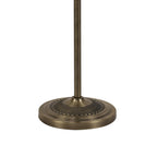 IL31575 Marisa Floor Lamp 1 Light E27 Antique Brass/Amber Crystal