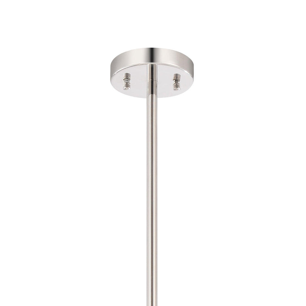 IL32830PN Noon Pendant 9 Light E14 Polished Nickel/Clear Glass