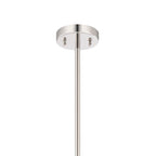 IL32830PN Noon Pendant 9 Light E14 Polished Nickel/Clear Glass