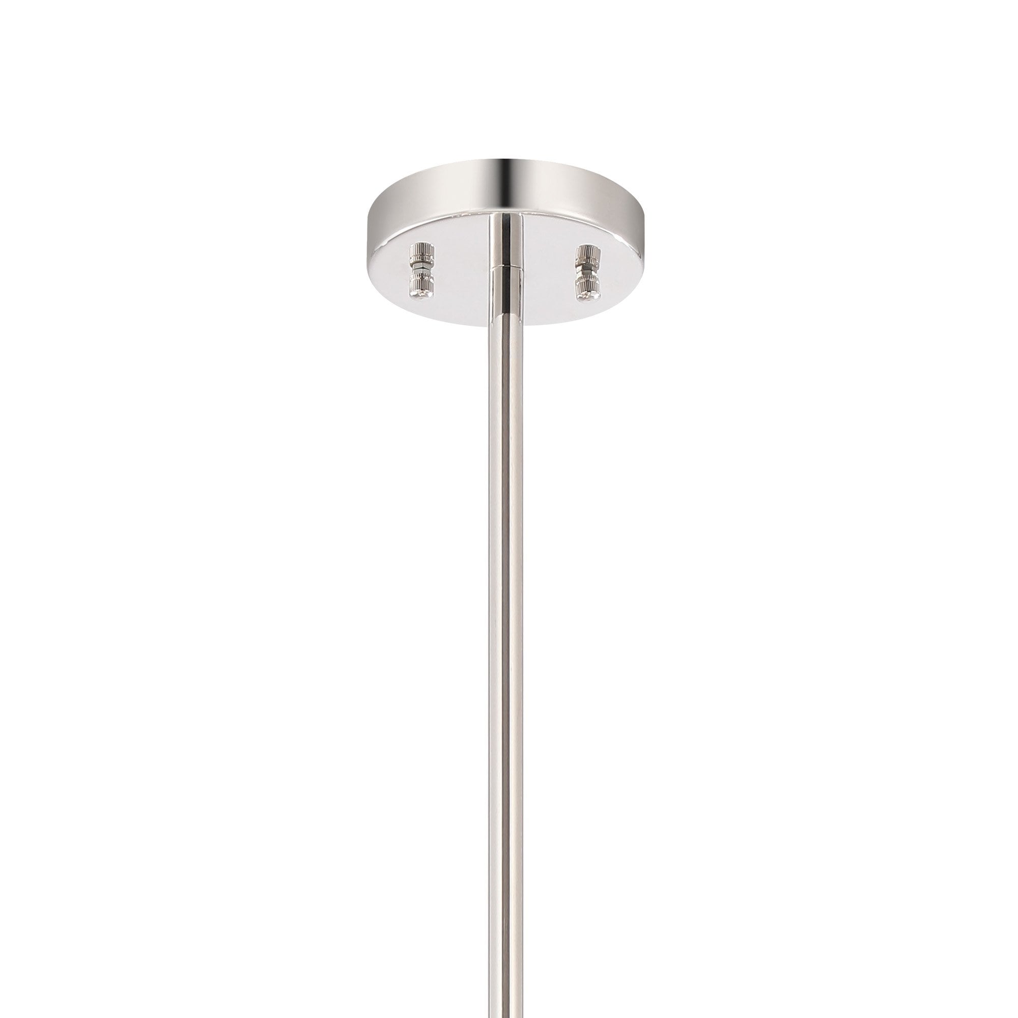 IL32830PN Noon Pendant 9 Light E14 Polished Nickel/Clear Glass